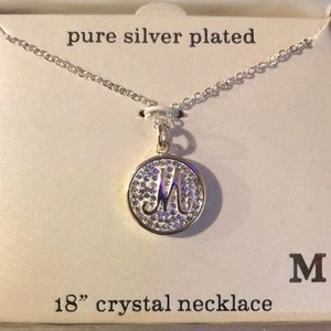 NEW IN BOX “M” Necklace